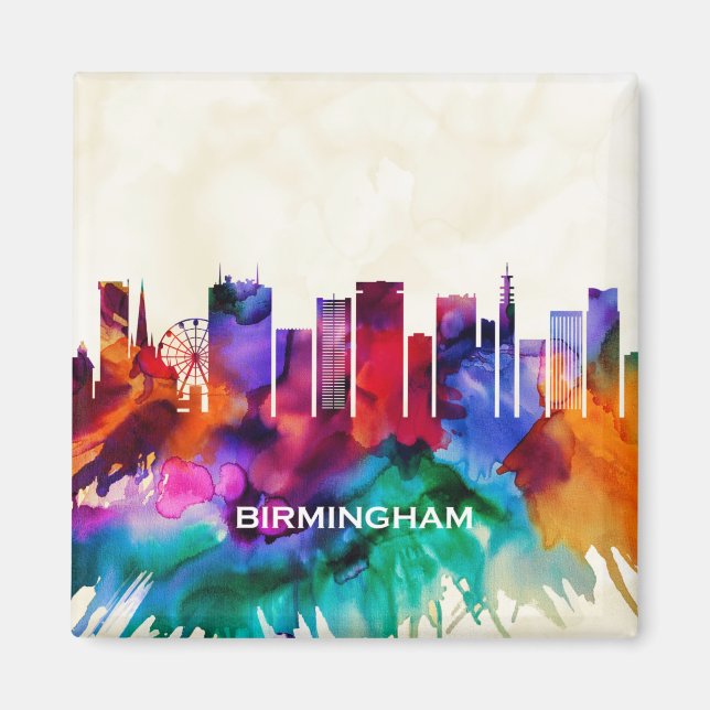 Íman Birmingham Skyline (Frente)
