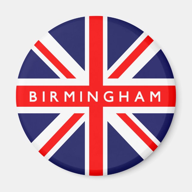 Íman Birmingham UK Flag (Frente)