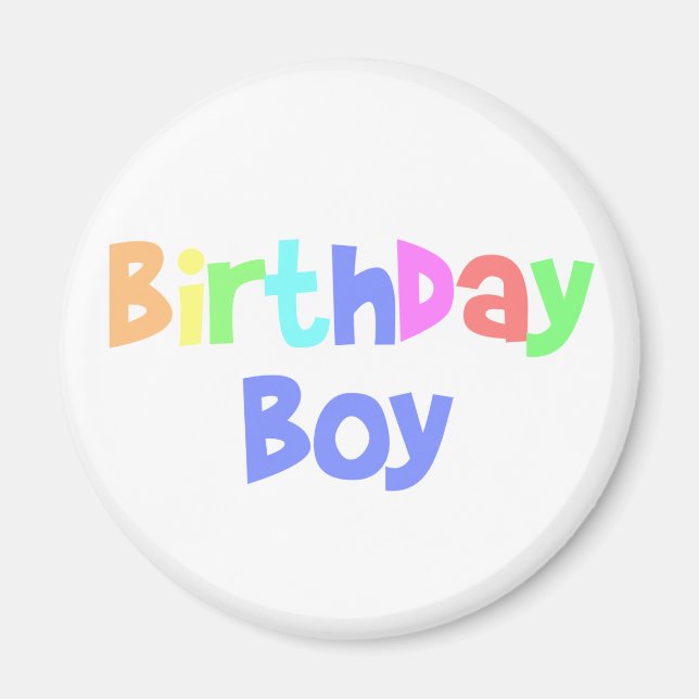 Íman Birthday Boy (Frente)