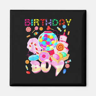 Íman Birthday Boy Candy Land Candy Candy Crew Docinho