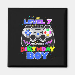 Íman Birthday Boy Level 7 Unlocked Video Game 7 Birthda