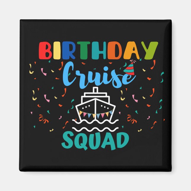 Íman Birthday Cruise Squad (Frente)