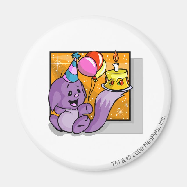Íman Birthday Kacheek (Frente)