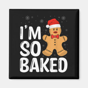 Íman Biscoito de Natal Estou Tão Assado Funny Xmas