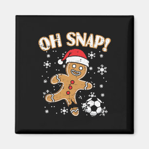 Íman Biscoito de Natal Futebol Oh Snap Natal Divertido