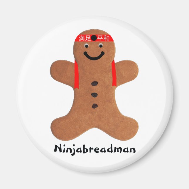 Íman Biscoito de Ninjabreadman (biscoito) (Frente)