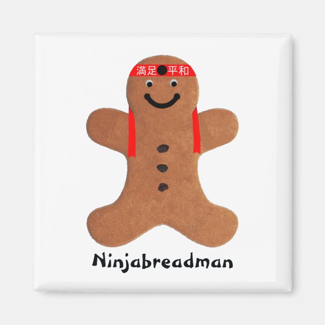 Íman Biscoito de Ninjabreadman (biscoito) (Frente)