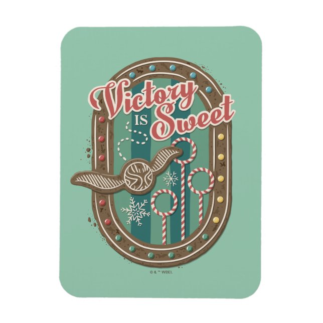 Íman Biscoito Gráfico de Férias Vencedor de QUIDDITCH™ (Vertical)