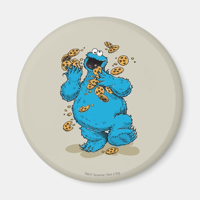Íman Biscoito Monstro Biscoitos Loucos (Frente)