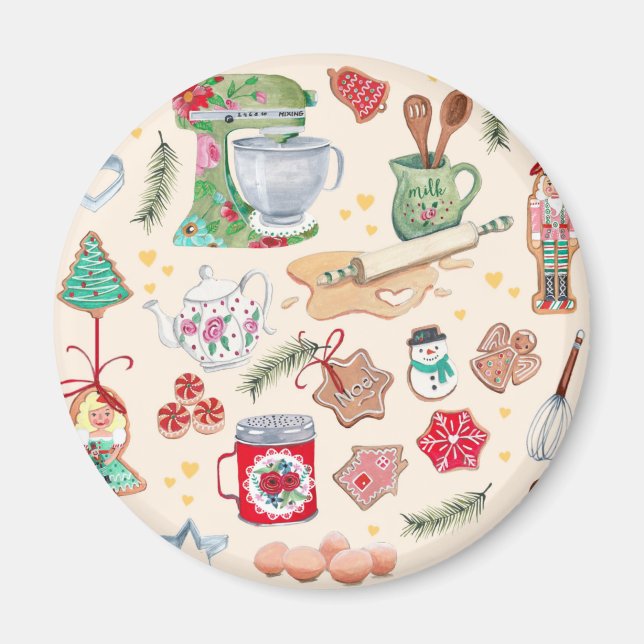 Íman Biscoitos bonitinhos de cozinha (Frente)