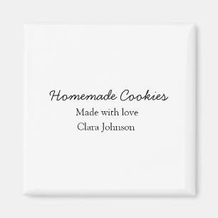 Íman Biscoitos caseiros adicione o nome do seu texto pe