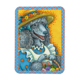 ÍMAN BISCOITOS DE CACHORRO E CESTA LESTE DE OVOS, POÓDU