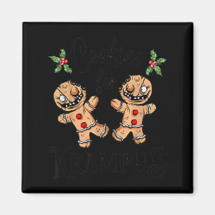 Íman Biscoitos de Gengibre Assustadores para o Krampus