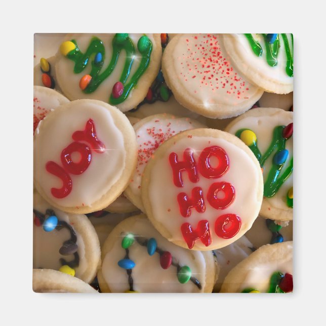 Íman Biscoitos de Natal de Férias (Frente)