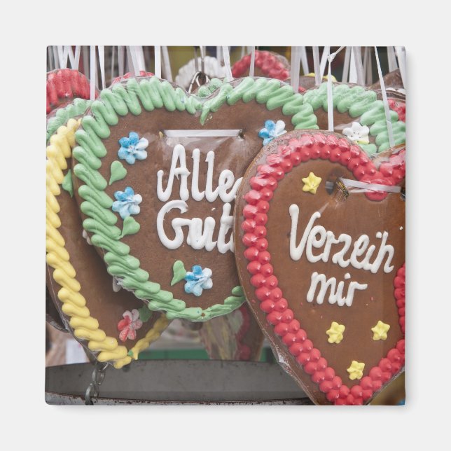 Íman Biscoitos decorativos de pão de gengibre (Frente)