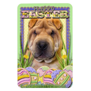 Íman Biscoitos do ovo da páscoa - Shar Pei