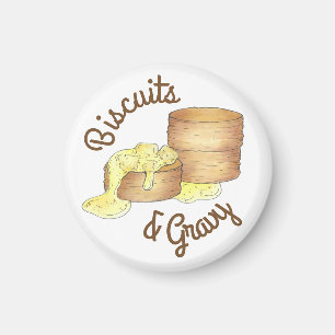 Íman Biscoitos e Comida de café da manhã sulista de sal