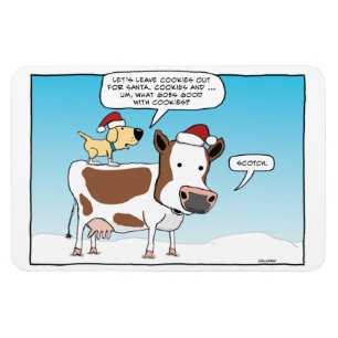 Íman Biscoitos e escocês para o ímã do papai noel