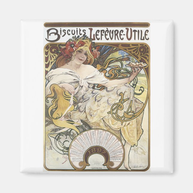 Íman Biscoitos Lefeure-1897 (Frente)