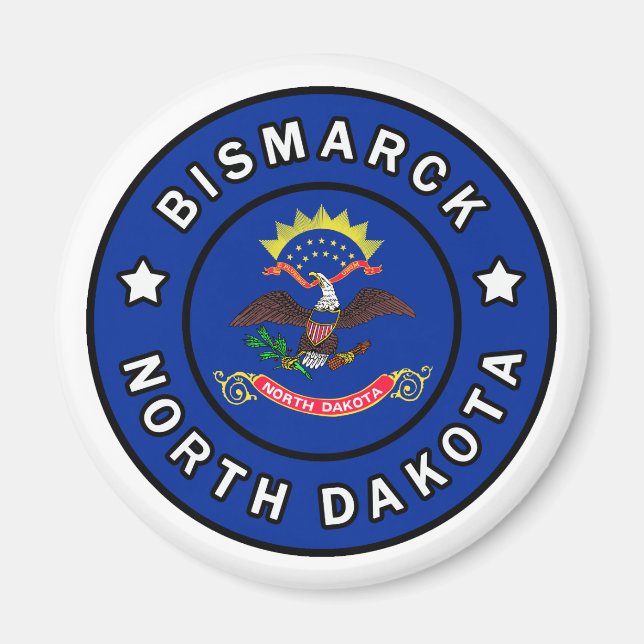 Íman Bismarck North Dakota (Frente)