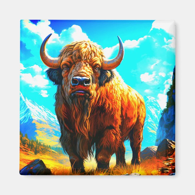 Íman Bison (Frente)