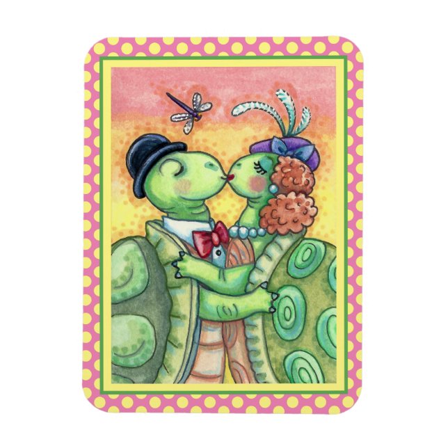 ÍMAN  BISSING TURTLE SWEETHEARTHEARS, NAMORADOS DE TARPÃ (Vertical)