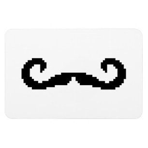Íman Bit Pixel Handle Mustache De Bit