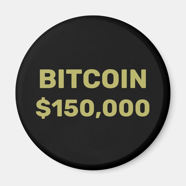 Íman Bitcoin 150000 Celebration (Frente)