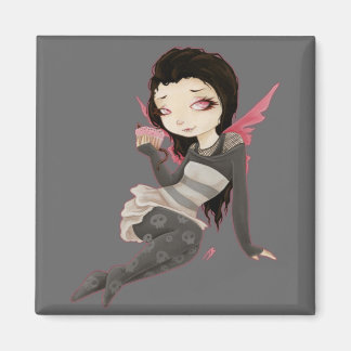 Íman Bite - gótico Magneta de Cupcake Vampiro