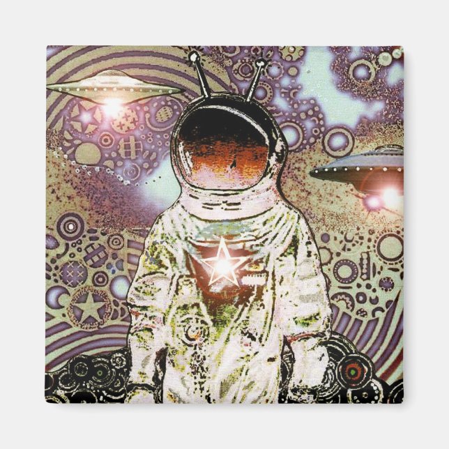 Íman Bits de SpaCe - Astronauta V MagNEAT-O (Frente)