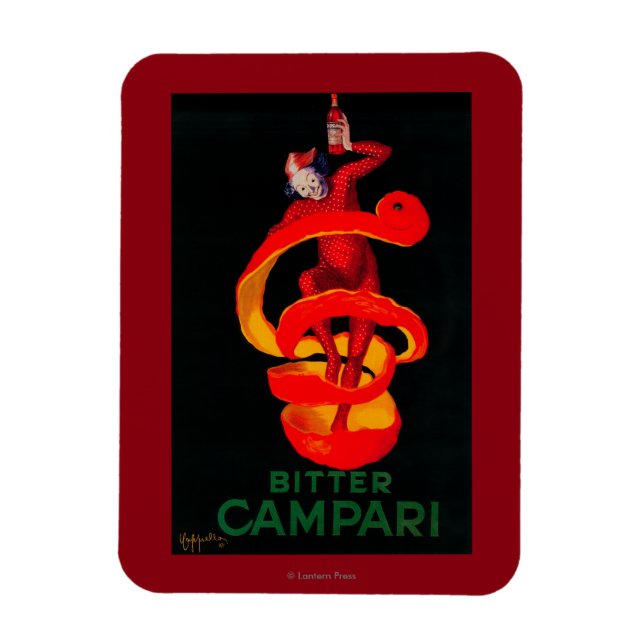 Íman Bitter Campari Vintage PosterEurope (Vertical)