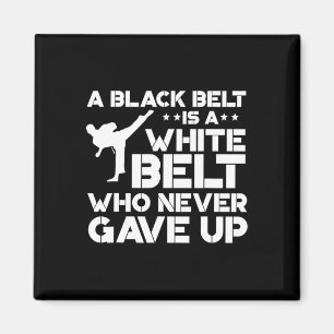 Íman Black Belt Shirts Taekwondo Karate