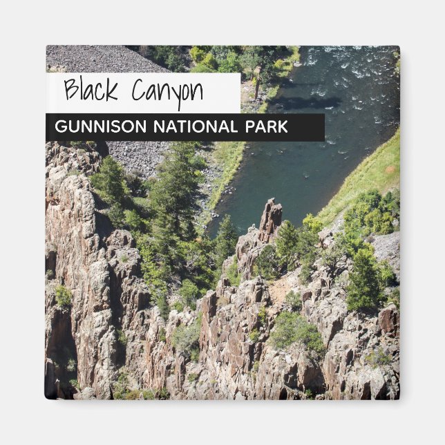 Íman Black Canyon, Parque Nacional Gunnison (Frente)