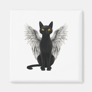 Íman Black Cat Angel Wings