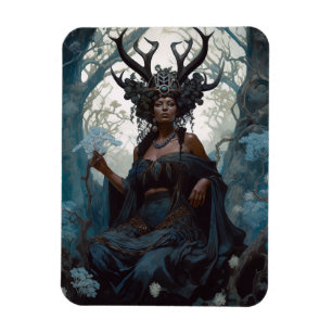 Íman Black Fantasy Sorceress Magic Fantasy