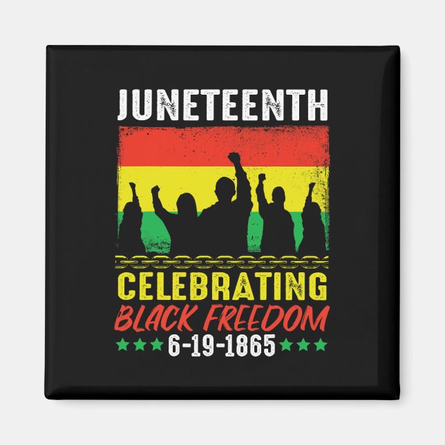 Íman Black Freedom June 19 1865 JuneteAfrican Amer (Frente)