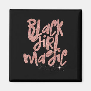 Íman Black Girl Magic Pink Stars Afro Black Queen Melan