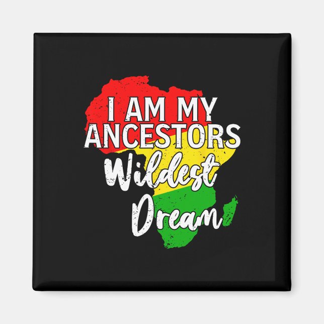Íman Black History Month African American Blm Juneteent (Frente)