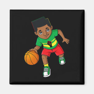 Íman Black King Roubando Um Bysketbyll Brown Skin Boys