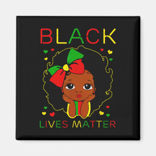 Íman Black Lives Problem Little Melanin Princess Black