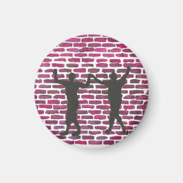 Íman Black Magic Hollyhock by Yeshaya Dank Wood Wall Ar