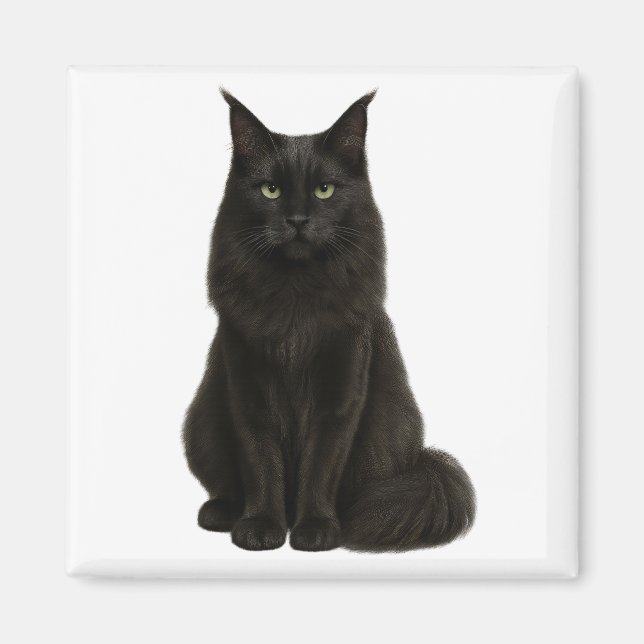 Íman Black Maine Coon Magnet (Frente)