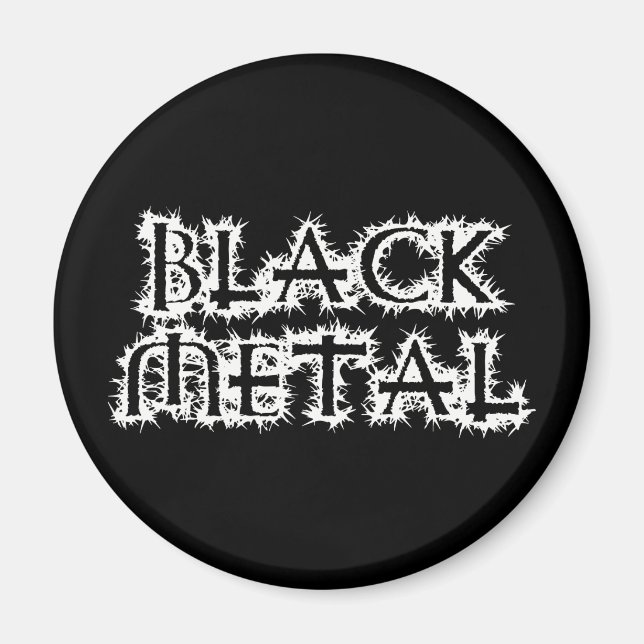 Íman Black Metal (Frente)