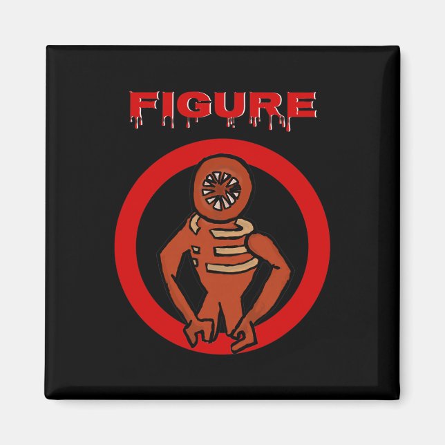 Íman Black Monster Horror Game Does Halloween Custome (Frente)