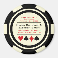 Black Off White Poker Chip Casino Salvar Data