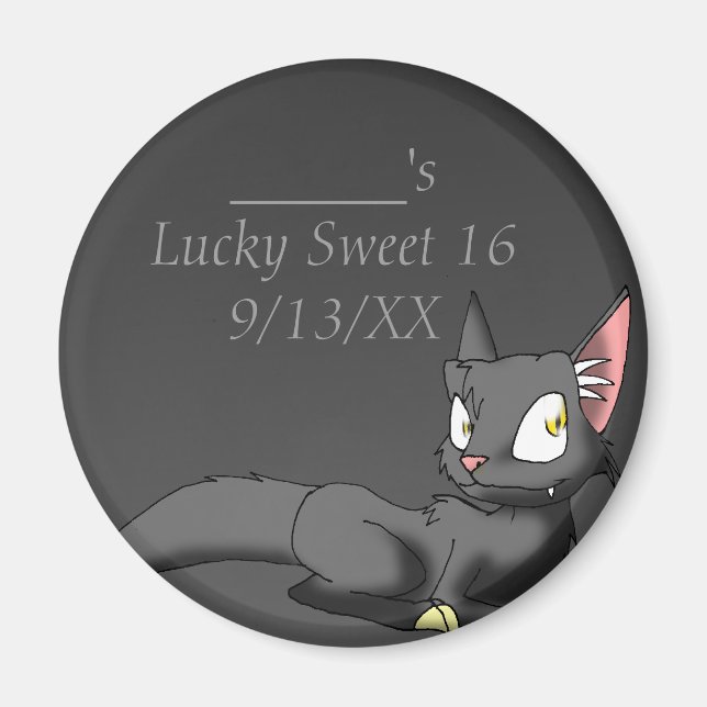 Íman Black Réptil Cat 1 (Frente)