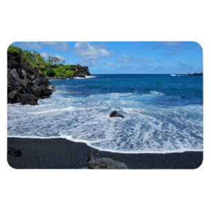 Íman Black Sand Beach, Waianapanapa State Park, Maui