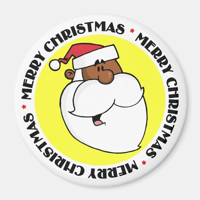 Íman Black Santa Claus (Frente)