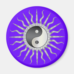 Íman Black Starburst Yin Yang