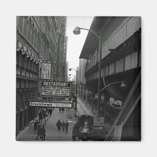 Íman Blackhawk Restaurant Street, em Chicago, 1960